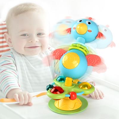 Cartoon Baby rustgevend rinkelend speelgoed met leuke geluidseffecten kinderliedje baby eettafel zuignap puzzel speelgoed voor vroege educatie