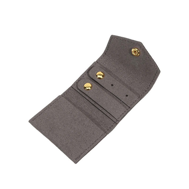 Mini Jewelry Case Functional Storage Organizer Foldable Jewelry Bags for Ring Earring Necklace Packing Pouches Travel