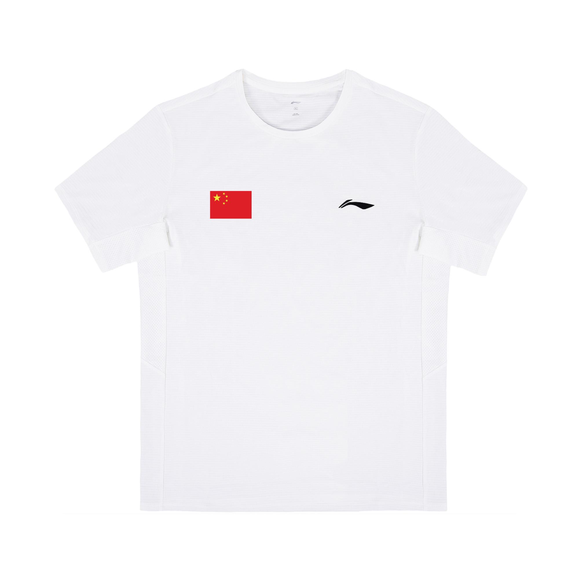 Li-Ning Минималистичная Дышащая Повседневная Модная Универсальная Удобная Футболка с Коротким Рукавом Унисекс Топы YTSU149-3A2 M