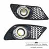 For Mercedes Benz W204 C230 C300 C350 LED Bumper Fog Lights W/ Cover Angel Eye