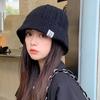 Hat Women'S Versatile Warm Ear Protection Big Head Knitted Hat Yarn Hat