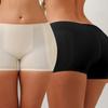 High Waist Seamless Butt Lifting Tummy Control Anti Exposure Invisible Daily Wear Polyester Shape Safety Short