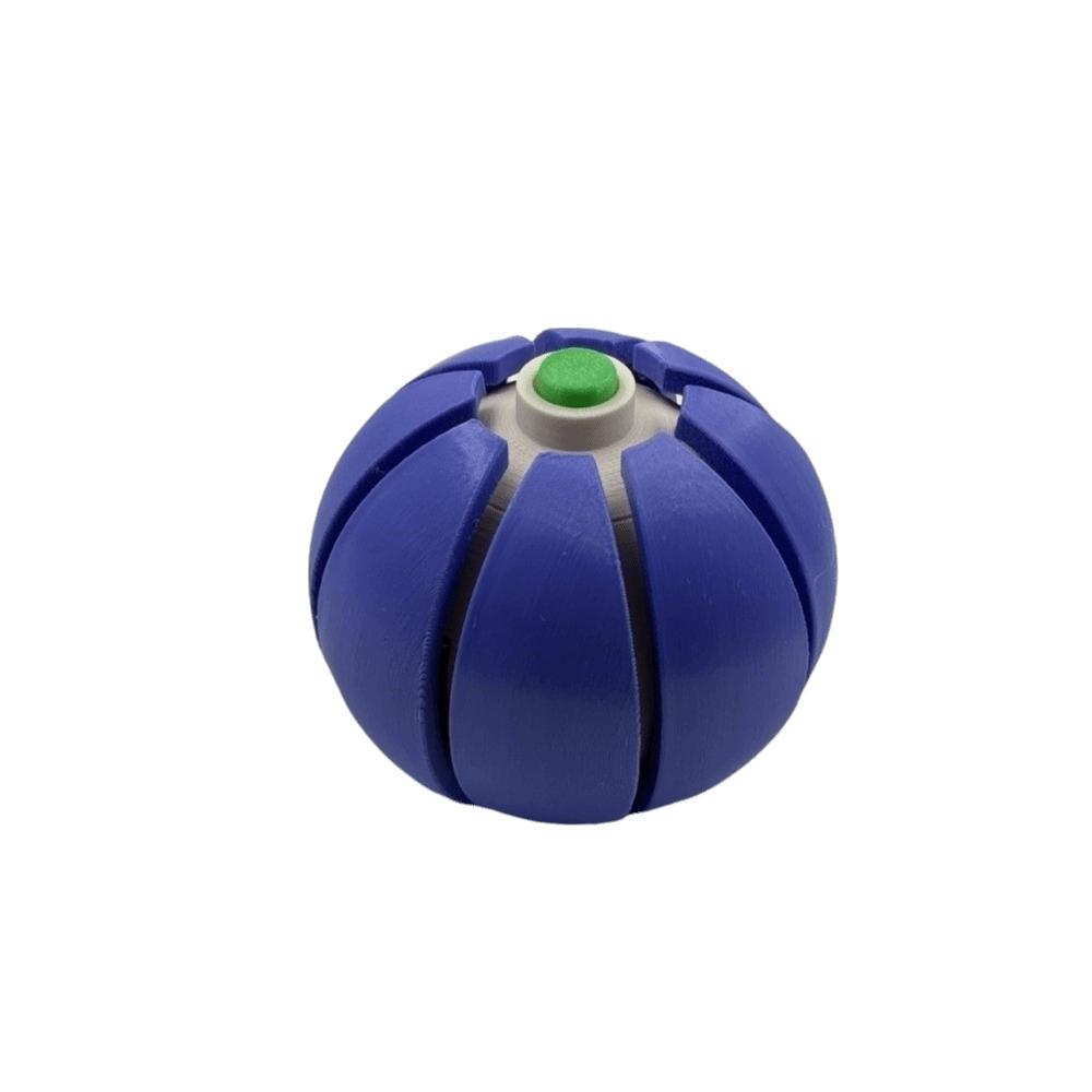 Press Button Pumpkin Fidget Toy Squeezable Squeezable Fidget Toy Pumpkin Clicker Toy Desk Use