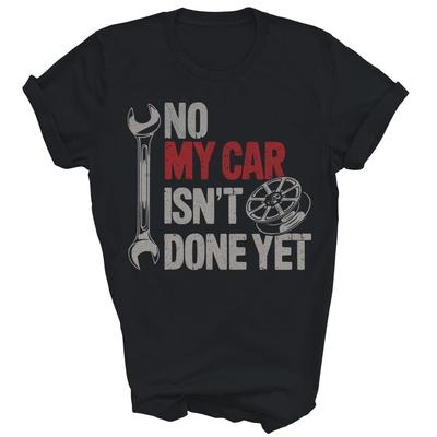 Nein Mein Auto Ist Nicht Fertig Lustiges Mechaniker Unisex Shirt Geschenk