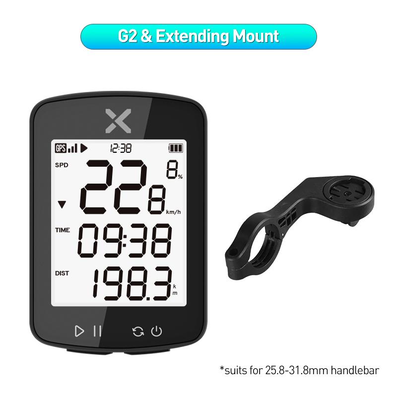 XOSS G2 GPS Bike Computer Smart Wireless IPX7 Waterproof Type-C Cycle Speedometer Odometer Cycling Computer Bicycle Stopwatch