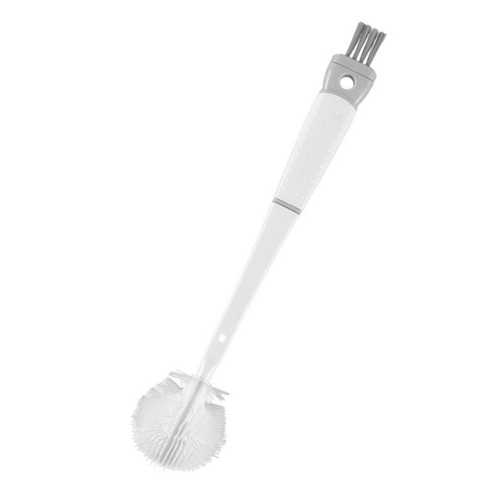 

5 in 1 Cup Cleaning Brush Multi-functional Cup Washing Brush Glass Milk Bottles Cleaning Tool білий