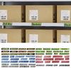 12pcs Magnetic Toolbox Labels Drawer Organize Tags With Magnet Stickers Reusable Tags for Steel Toolboxes for Identifying