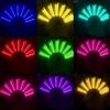 Glow Folding Led Fan Dancing Light Fan Night Show Halloween Christmas Rave Festival Accessories Glow In The Dark Party Supplies