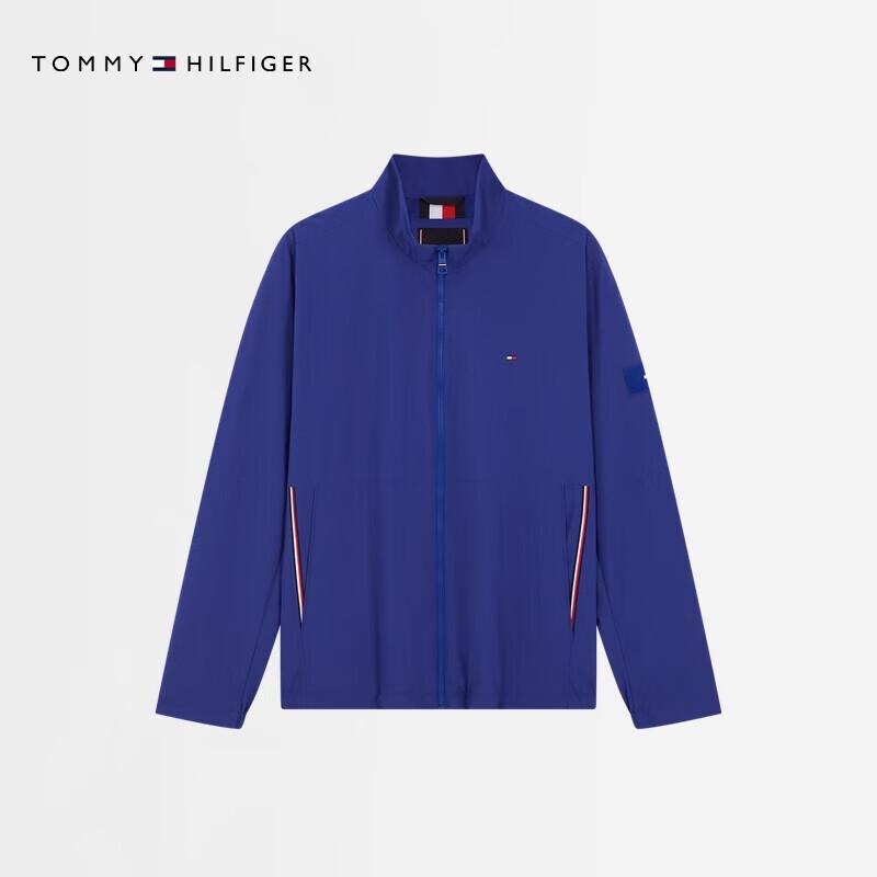 Tommy Hilfiger Men's Casual Stand Collar Colorblock Jacket
