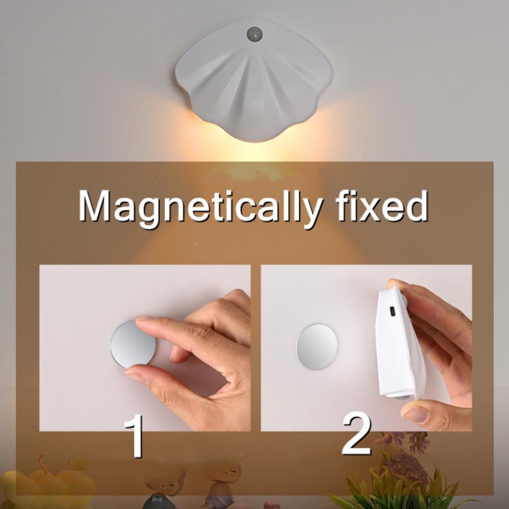 3 Color Motion Sensor Light Light Night Light Wireless USB for Kitchen Bedroom Mural Living Room Sensor Indoor Lighting Wall Lamp