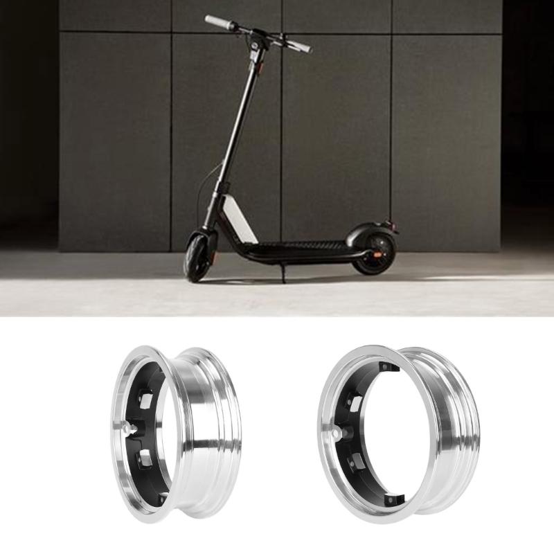 Aluminum Alloy 10x2.70-6.5 Wheel Hub Rings Replacement Split Hollow Vacuum Wheel Hub Electric Scooter Replacement Part