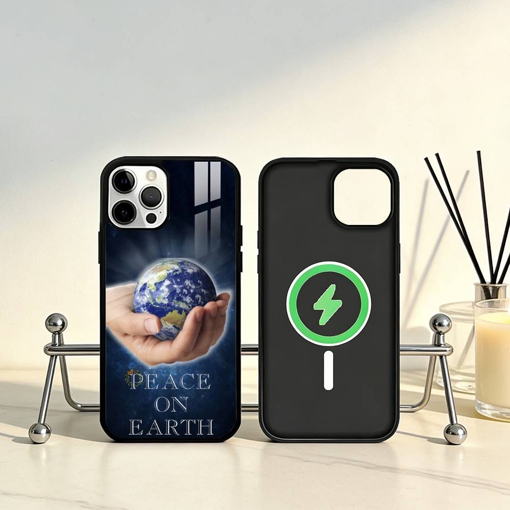 World Peace Phone Case For iPhone17,16,15,14,13,12,11 Plus,Pro Max Magnetic For Magsafe Wireless Charging
