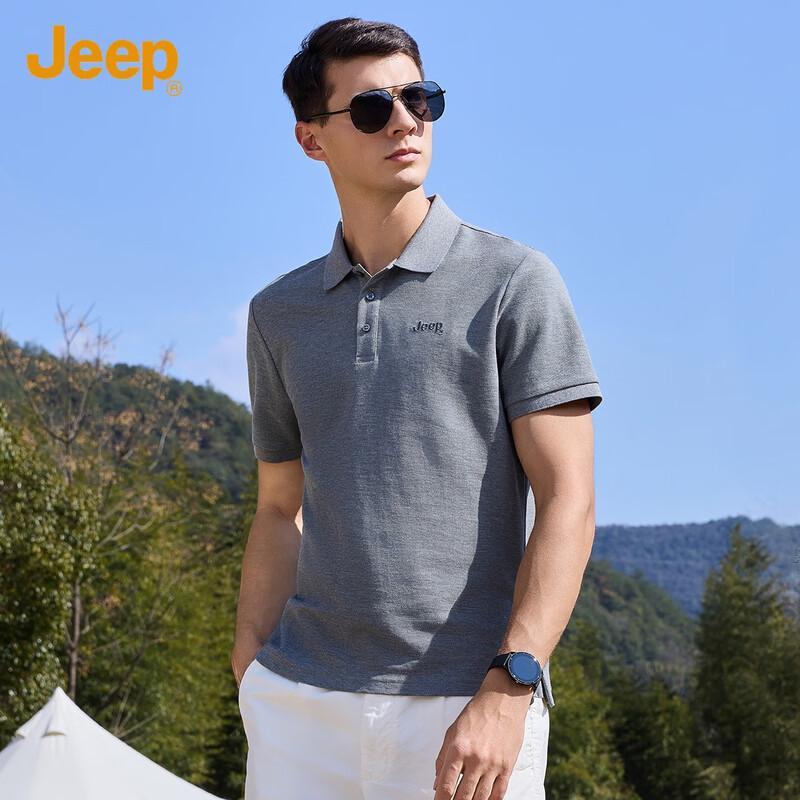 JEEP Men s Short Sleeve Polo Shirt M