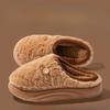 The New Home Thick-soled Anti-slip Slippers Are Fashionable, Cute and Warm Cotton Shoes