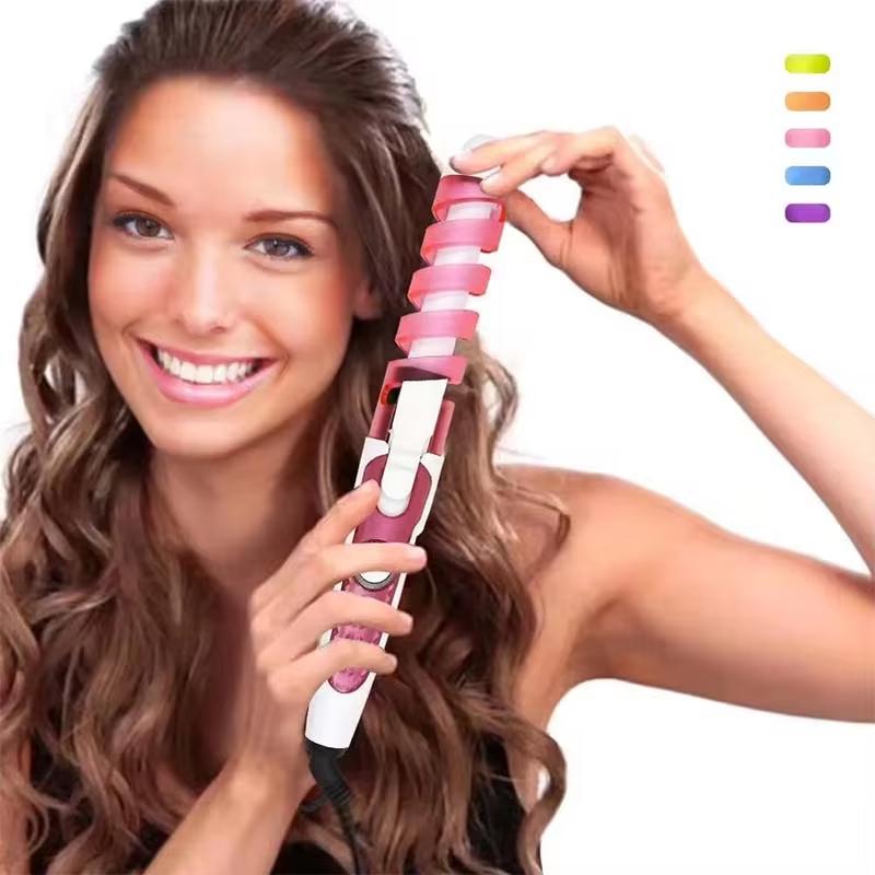 Portable Automatic Rotating Magic Ceramic Styling Tool Electric Hair Curler Home Salon Anti-Perm Spiral Curler