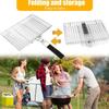 Multi-Functional BBQ Grill Basket Folding Handle Grilled Fish Clip Grill Mesh  Backyard