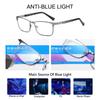 Fashion Business Reading Glasses for Men Women Classic Metal Frame Readers Glasses Mens Presbyopic Optical Glasses +1.0~+4.0