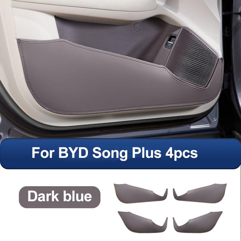 Car Door Leather Anti Kick Pad For BYD Song Plus -2025 Seal U Sealion 6 Dustproof Protector Edge Film Stickers Side Interior