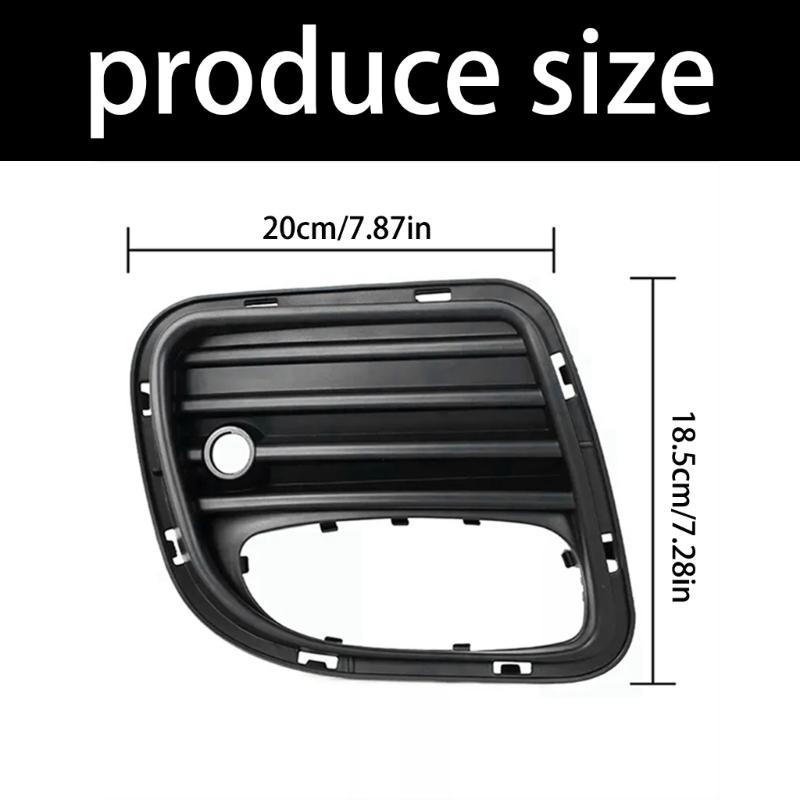 51120413258,51120413257 Rear Bumper Lower Grille Auto Bumper Grilles Guard For R56 R57 R58 R59 ABS Grill Black