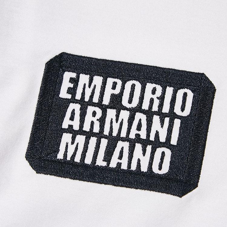 Emporio Armani Letter Logo Casual Short Sleeve Polo Shirt Men polo shirts White 3H1FN4-1JCQZ-0F130