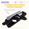 Rear Left Car Door Interior Handle, Plastic, Color: As Shown (Part No: 83610-2L010)