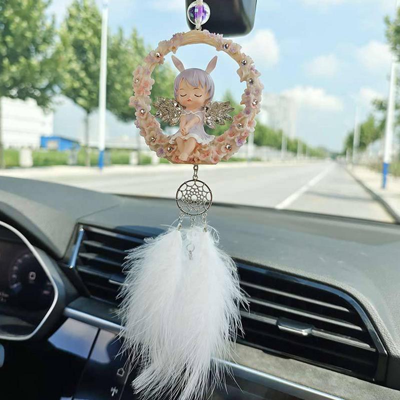 Angel Car Ornaments For Rear View Mirror Car Charm Decoration Car Decoration Charm Pendant Car Charm Decoration Car Charm