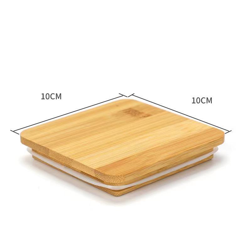 Solid Wood Mug Lids - Thickened Wooden Sealing Tops for Cups