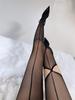 Sexy Sheer Mesh Hollow Out Pantyhose Black Line Tights Women 2026 Spring New Streetwear Stocking