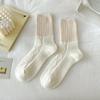 Female Autumn and Winter Thickened Warm Anti Pilling Floor Moon Son Tube Wool Socks