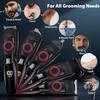 40 Precisions Beard Trimmer for Men with Foil Shaver for Stubble Mustache Clean Look All In 1 Electric Trimmer for Face Head No