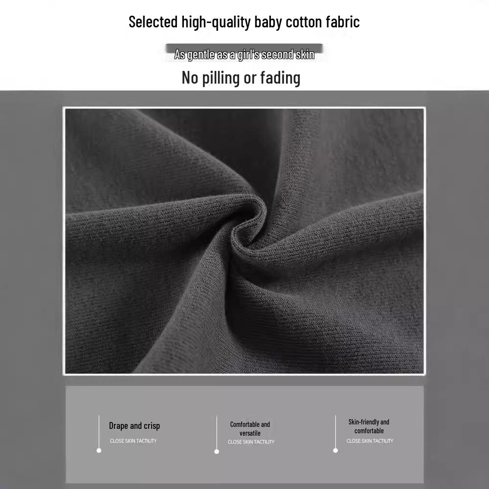 2024 Autumn/Winter Women's Mamba Cotton Sweatpants: Loose Wide-Leg, Cuffed, Straight-Leg Casual Sportswear