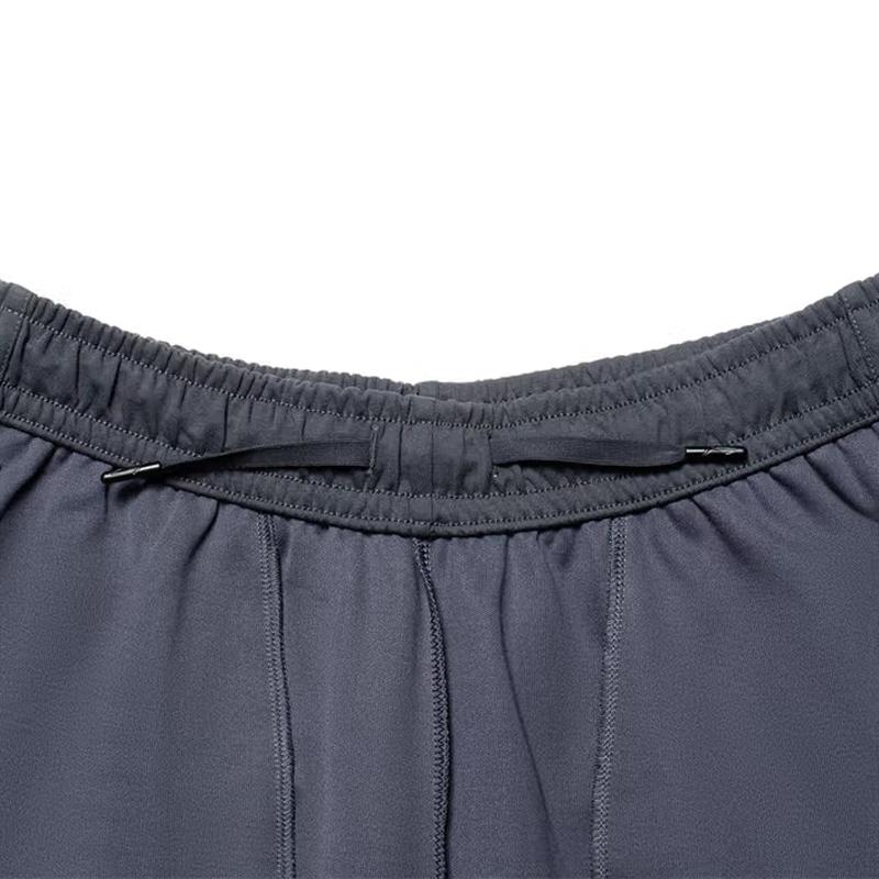 Li-Ning Solid Color Outdoor Loose Comfortable Straight Leg Sweatpants Men Bottoms Cool-Black AKLU509-3