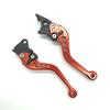 2 Pcs Alloy Motorcycle Brake Handle Motorbike Modification CNC Motorcycle Clutch Drum Brake Lever Handle Motorcycle
