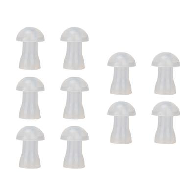 10Pcs Hearing Aid Ear Tips Soft Replacement Universal Domes Hearing Aid Ear Tips for Hearing Aid
