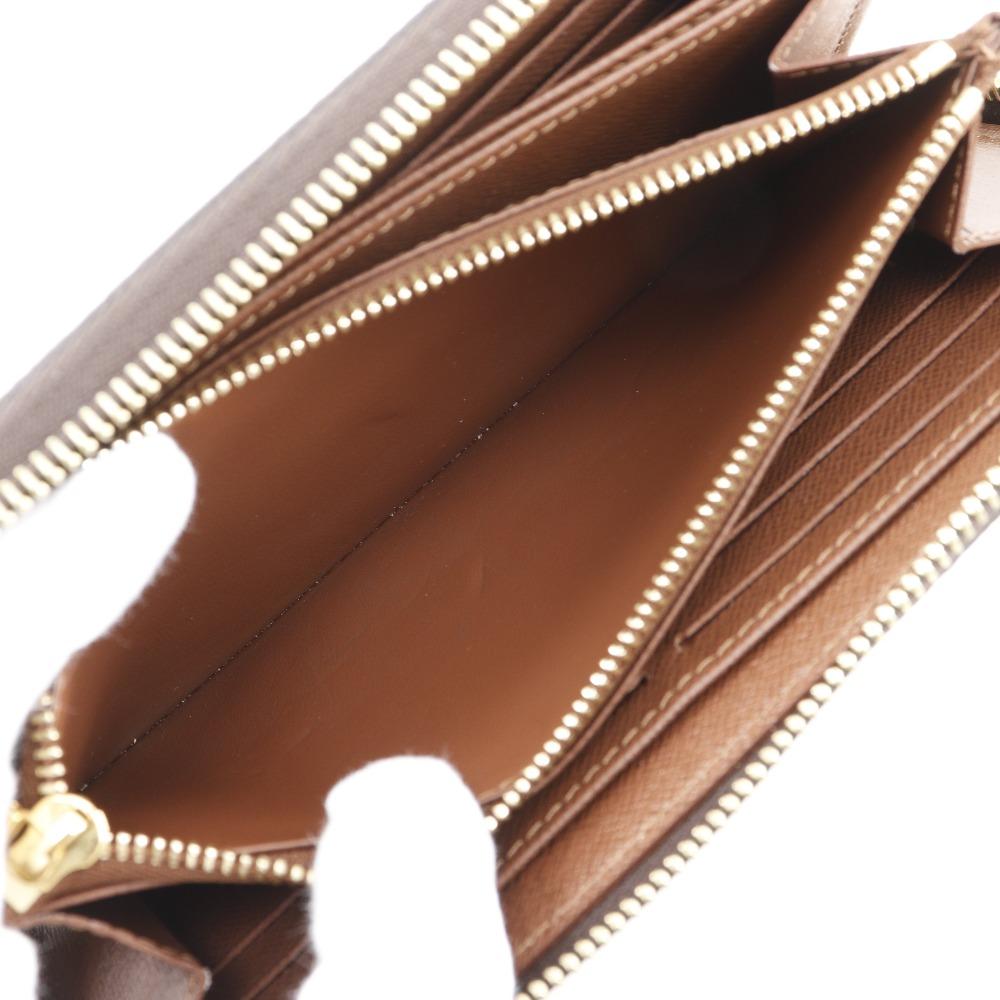 LOUIS VUITTON Zippy wallet Purse M42616 Brown Monogram canvas unisex Used