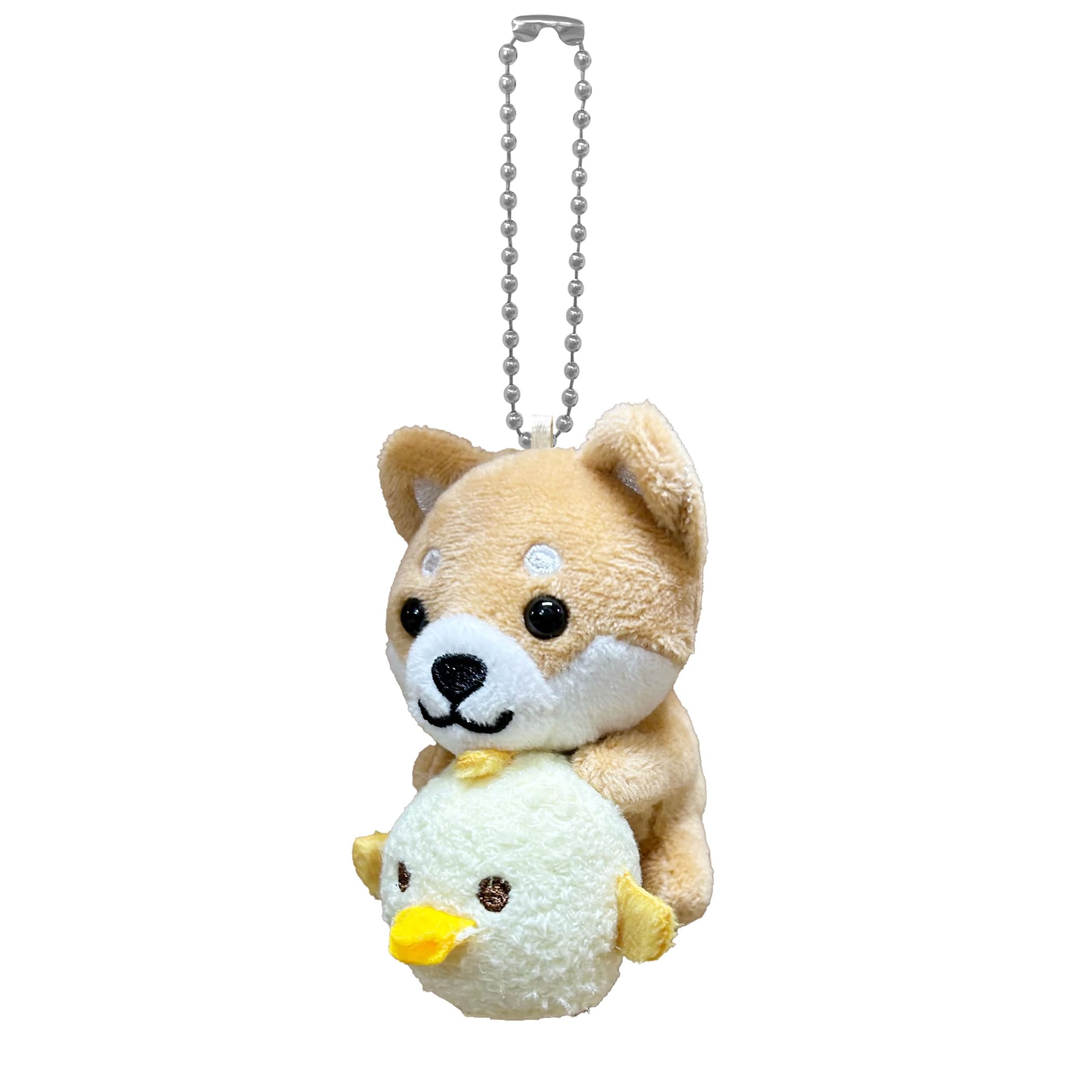 [LamPlanning] [Серия-13] Путешествующий Мамешиба Брелок Талисман На цепочке для сумки Милый Пушистый Сиба-ину Мамешиба Успокаивающий (Пиорин Холдинг)