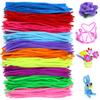 10 Colors Pipe Cleaners, Craft Chenille Stem Fuzzy Sticks, Handmade Gifts, Creative DIY Craft Decoration, Sewing, Wedding, Home Decor - 300 Pieces