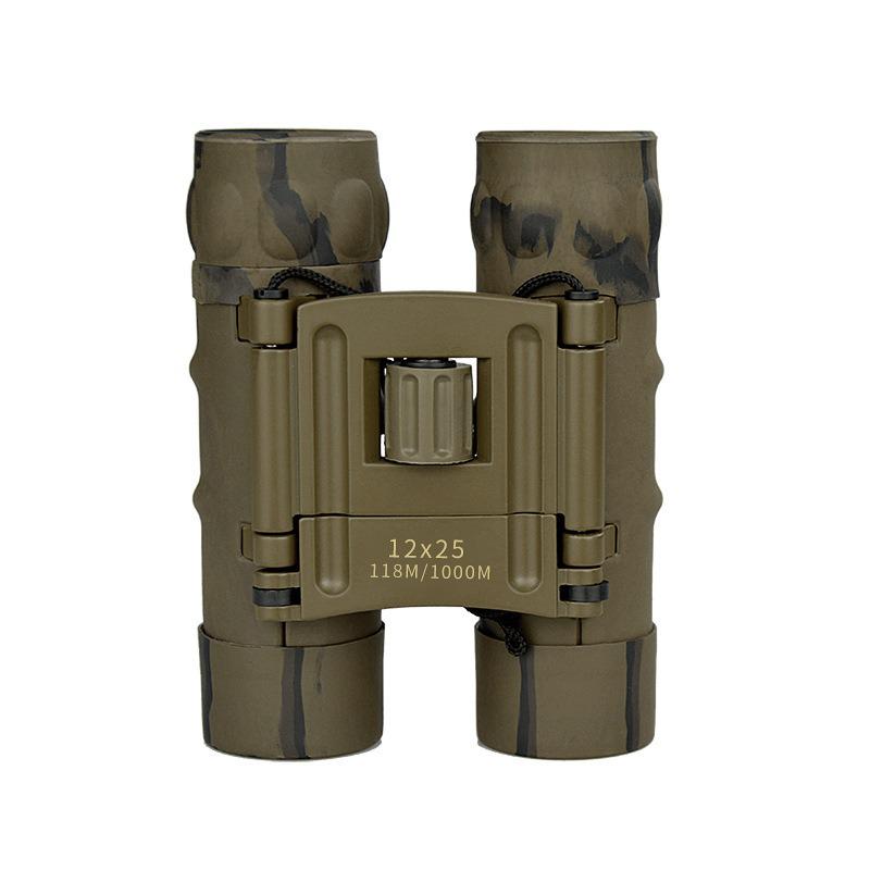 12x25 Camouflage HD High Magnification Low Light Night Vision Binoculars