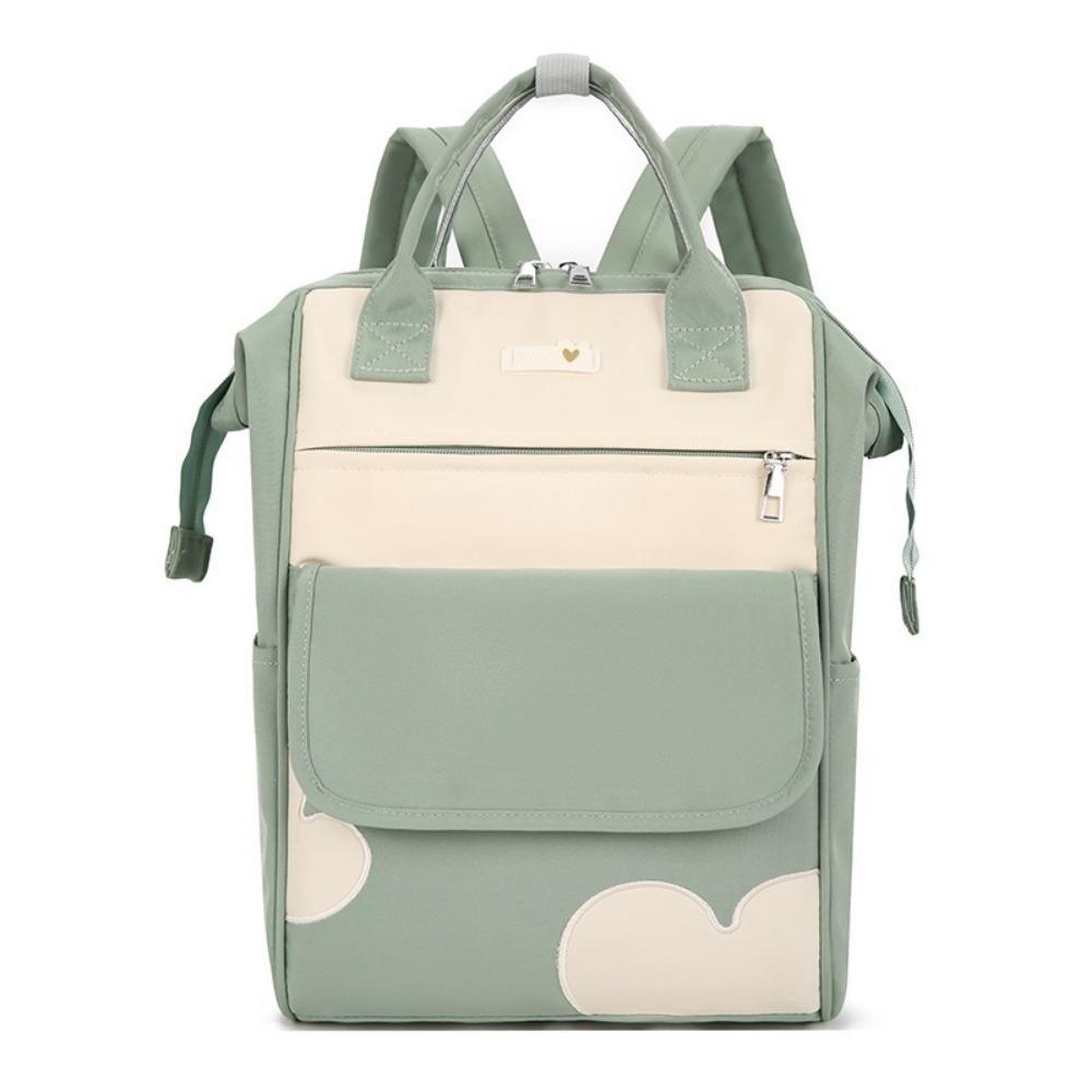 

Waterproof Baby Diaper Bag Large Capacity Students School Bags Fashion Mommy Bag Ladies/Girls зелёный