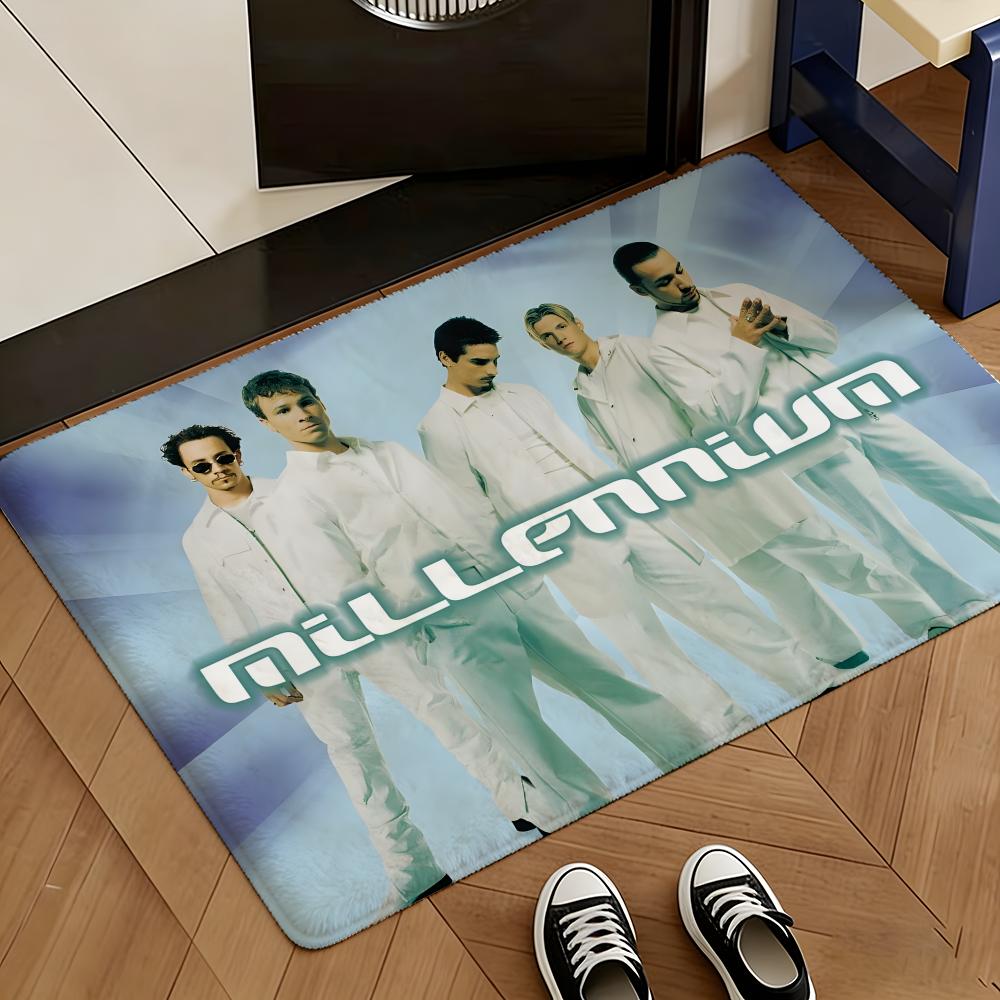 B-backstreet Boys Singer Floor Mat Soft Flannel Rug Non-Slip Absorbent Mat For Bathroom Bedroom Home Decor