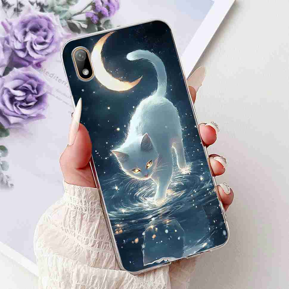 For Huawei Y5 2019 AMN-LX1 Case Colorful Butterfly Flowers Soft Silicone TPU Back Cover For Huawei Y5 Y5 AMN-LX2 AMN-LX3 Bumper