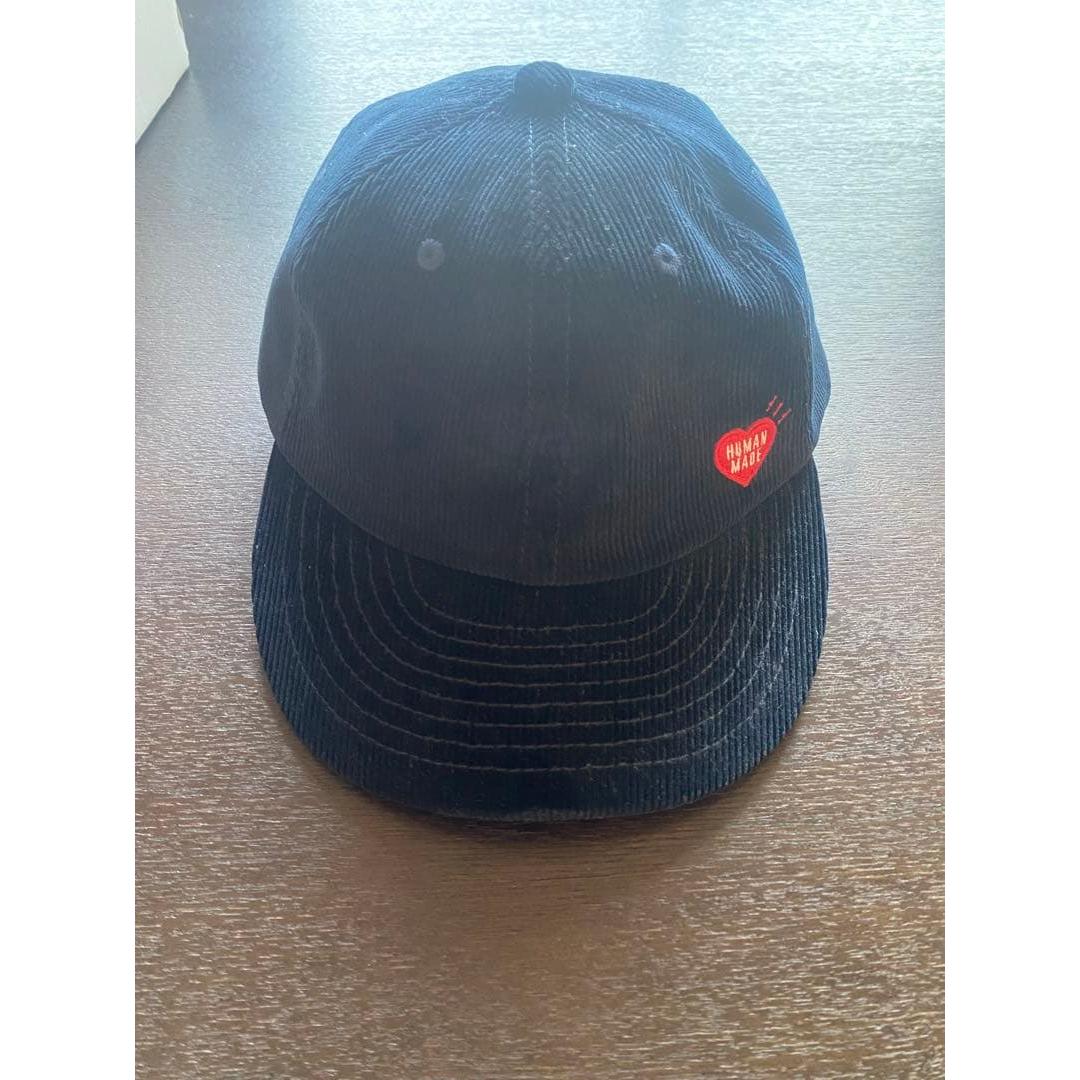 Used HUMAN MADE Navy Cap Heart Logo Cordy Roy