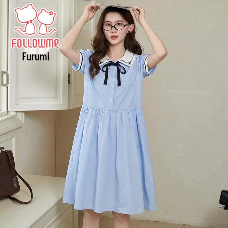 Fu Luomi Girls' Academy Style Summer Dress