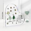 2D Flat, "Friends Are Like Stars" Acrylic Friendship Gift Desktop Decoration Plaque, Hand In Hand and Star Design, Suitable for Wall Decoration, Porch
