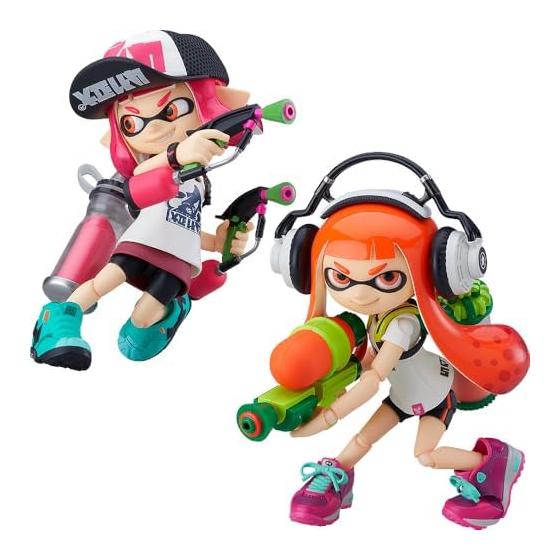 figma Splatoon/Splatoon2 Девушка DX Edition Без масштаба Пластиковая Окрашенная Подвижная Фигурка Переиздание