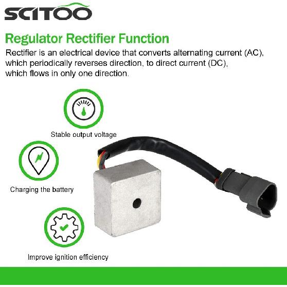 SCITOO 1025159-01 1028033-01 Spannungsregler Gleichrichter Club Car Precedent 4-Takt Benzin Golf Carts