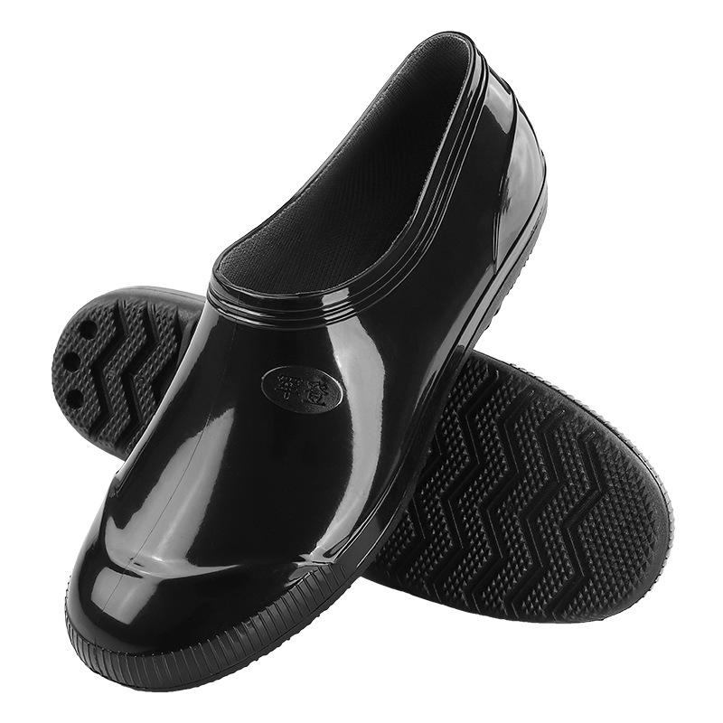 Rain shoes men's fishing beef tendon non-slip high tube thickened anti-cover rain boots transplanting seedlings adult military rain shoes