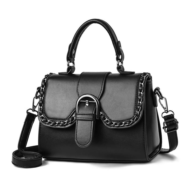 Chic Retro Small Shoulder Bag For Women In Blue Pink Khaki Orange Black