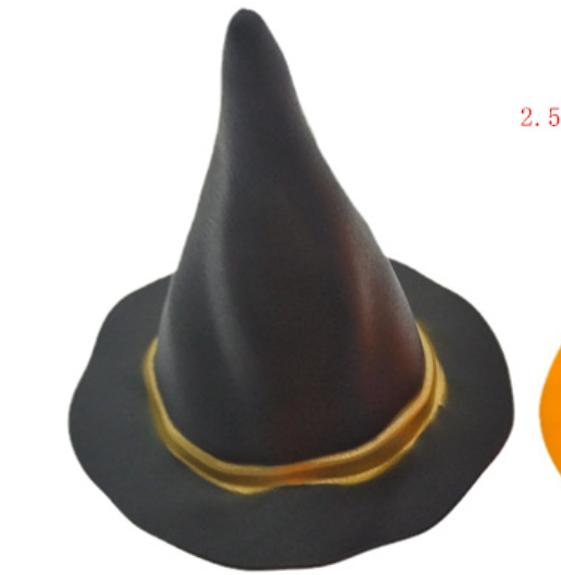 Witch Wizard Hat Miniature Costume Prop Pointed Cap for Halloween Cosplay LARP Magic Party Accessory Adult Gothic Headwear