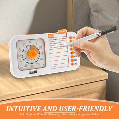 Visual Task Timer 60 Minute Visual Timer for Kids and Adults Planning Board Timer, Silent Countdown Timer for Home, School,Class
